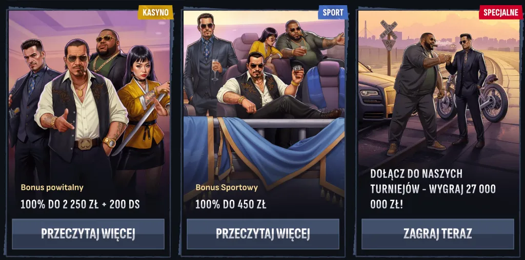 Bonusy i promocje w Mafia Casino